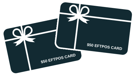 Get cheap pest control by claming unlimited $50 EFTPOS gift cards for new customer referrals.